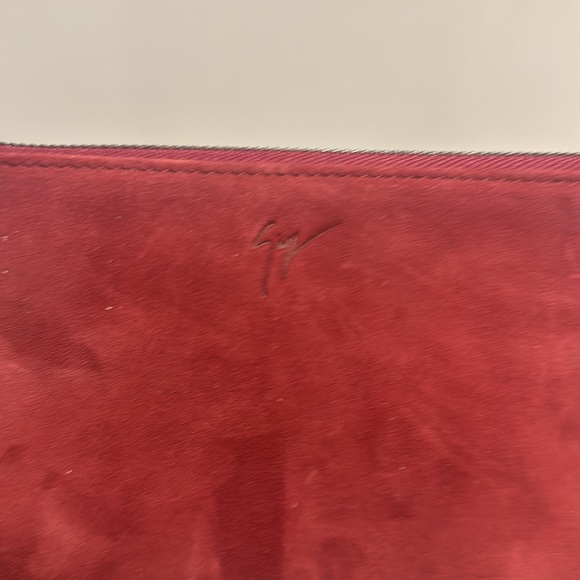 Brand New Burgundy Giuseppe Zanotti Pouch - Picture 2 of 7